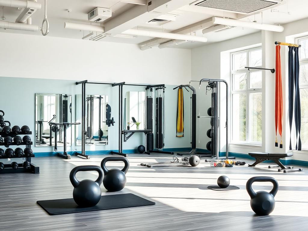 Trainingsraum mit Equipment